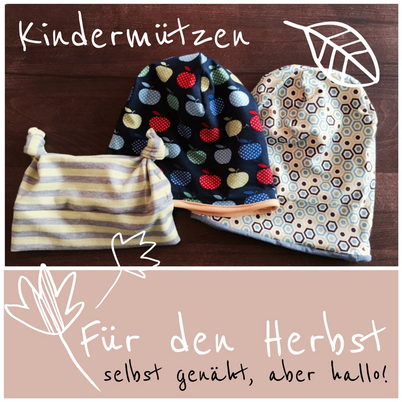 Mal Kurz Ein Paar Susse Kindermutzen Nahen Creatipster