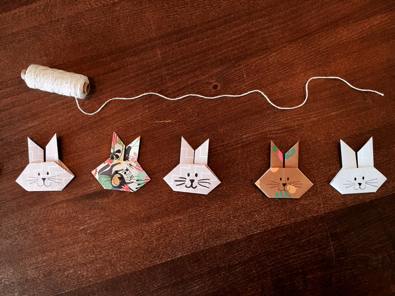 Oster-Origami-Bunny-Hasen-Girlande-basteln