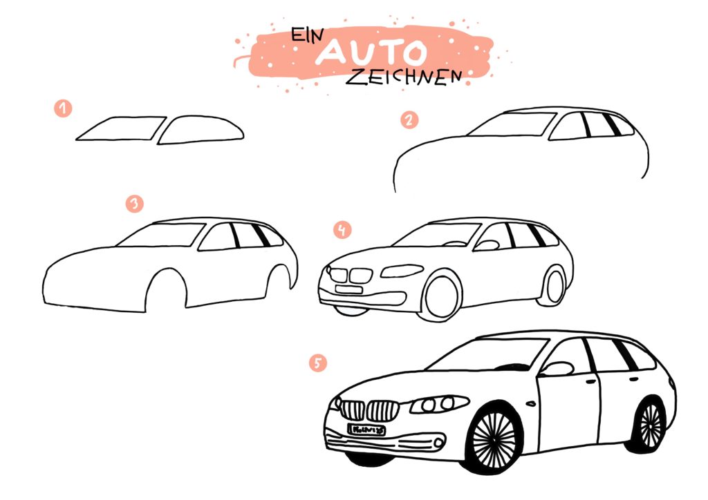 Ein Auto Zeichnen Fahrzeughits Der Kids Creatipster