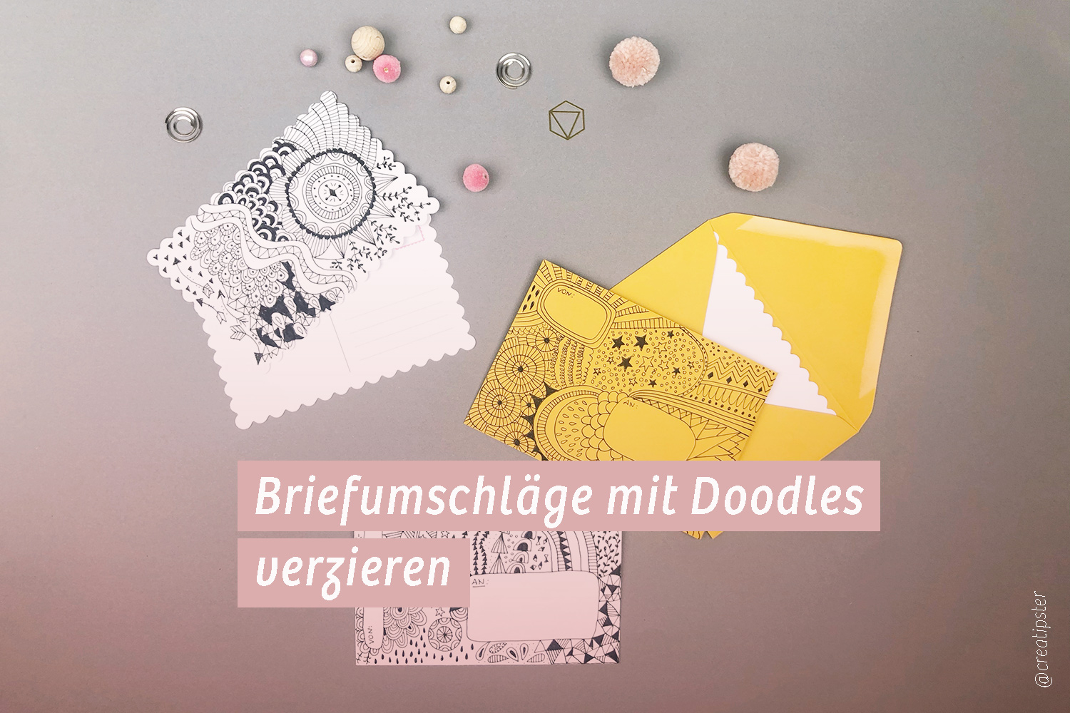 DIY Briefumschl ge Mit Doodles Verzieren diy-briefumschl-ge-mit-doodles-verzieren