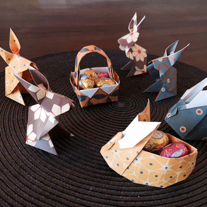 Osterdeko Origami Oster DIY Idee