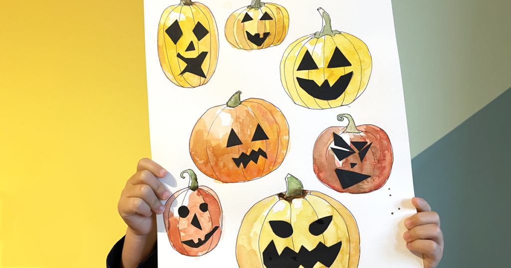 Bunte Herbst-Kunstwerke mit Kindern malen: 3 Ideen für einfache, schöne